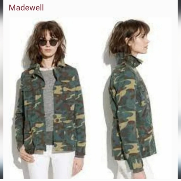 Madewell Outbound Utility Camo Jacket Womens Size small - Picture 16 of 16